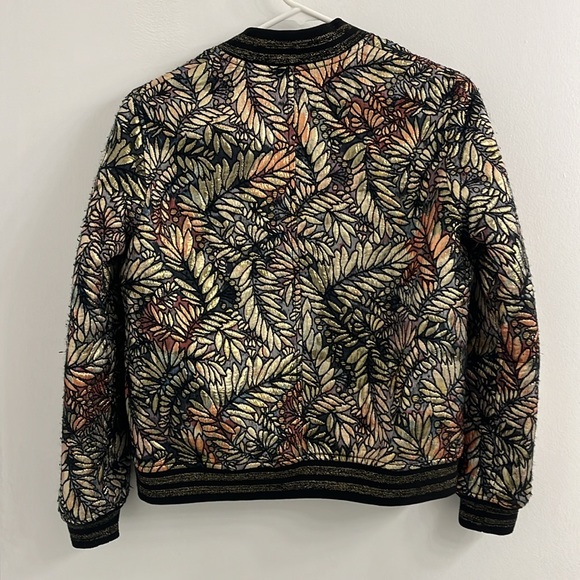 Fun Gold ba&sh Bomber Jacket - Picture 2 of 4